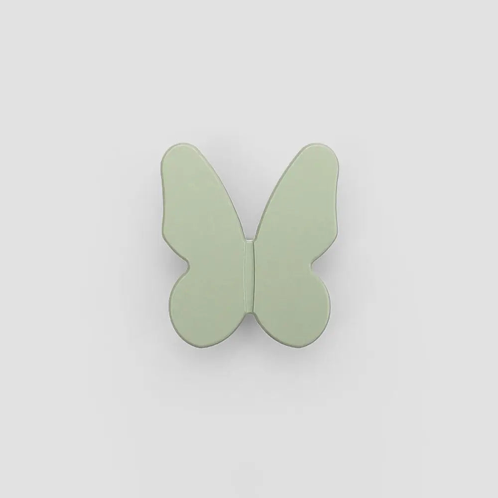 Furniture Hardware Butterfly Shape Door Pulls Wardrobe Pulls Single Hole Drawer Knobs Cabinet Drawer Zinc Alloy