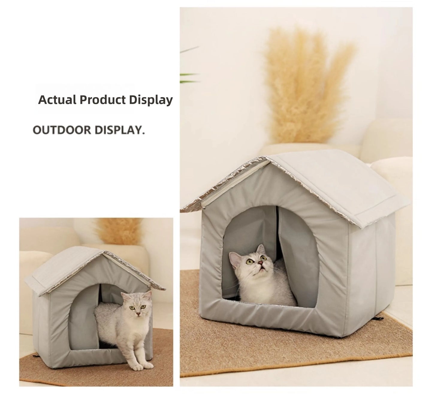 Outdoor Waterproof  Dog Shelter Winter Cold Proof Rain Sun Protection Warm All Season Universal Outdoor  House