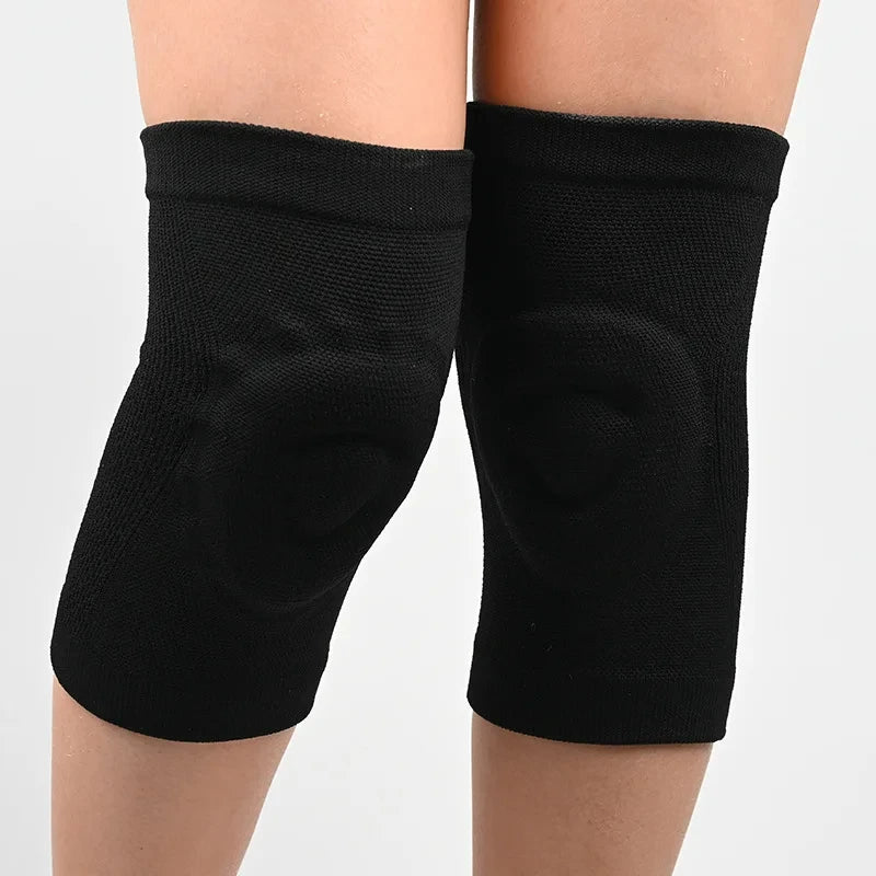Silicone Knee Pads Skating Fitness Dance Sport Sknee Pads Basketball Pressurized Cycling Roller Skating Silicone Thin Knee Pads