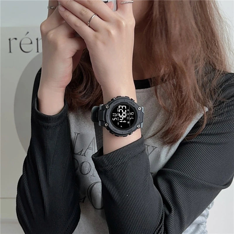 Men's Watches |   Led+Timer+Stopwatch+Alarm Clock |   Lightweight and Resistant to Falling |   Men's and Women's Gym Outdoor Universal Fashion Electronic Watch