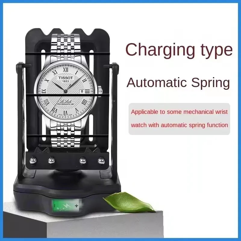 Automatic Watch Winder Rechargeable Mechanical Watches Silent Rotomat for The Watch Rotator Display Single Watch Winding Stands