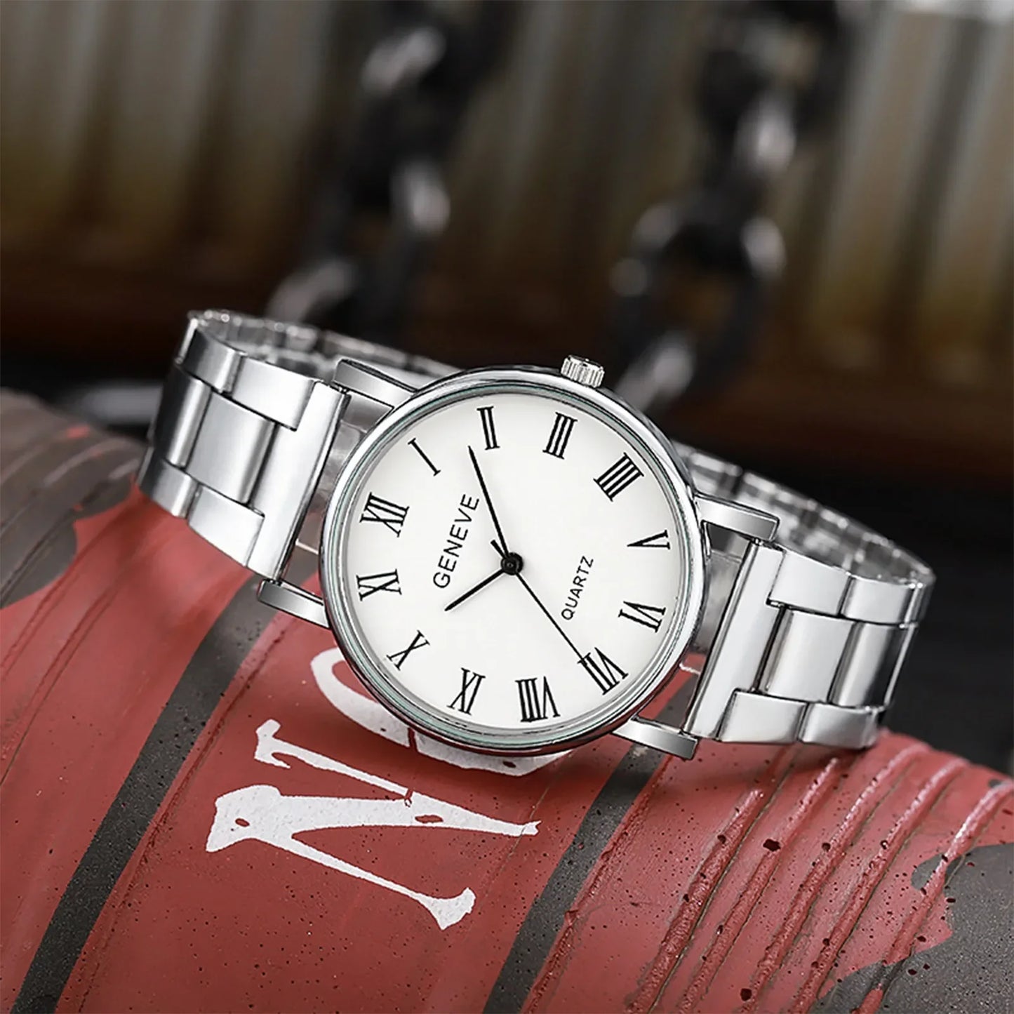 Men Watches Reloj Hombre Fashion Retro Casual Business Quartz Watch for Men Steel Band Roman Number Dial Wristwatches Montres