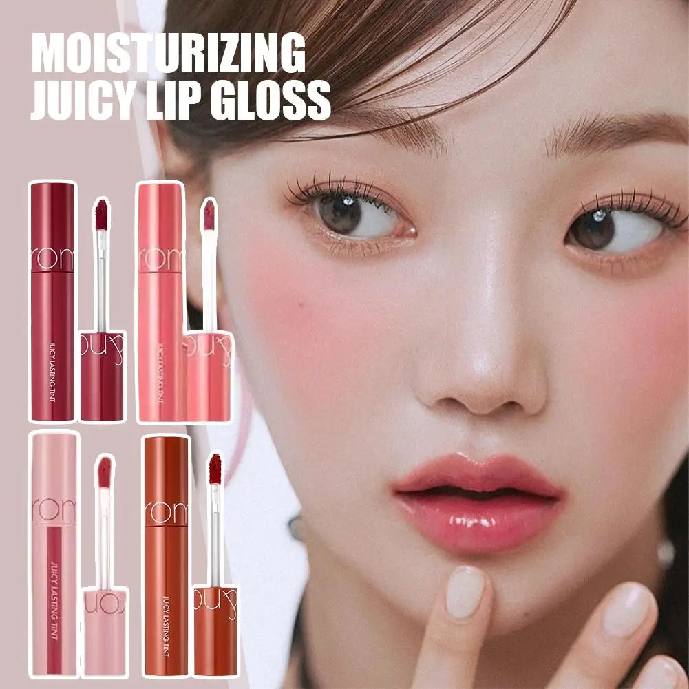 Multi Color Hydrating Lip Gloss - Long Lasting Moisturizing Brightening Lipstick Glossy Lip Tint Smooth Non-sticky Daily Lip