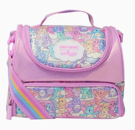In Stock Rainbow Bear School Backpack Lightweight Large Capacity Breathable Waterproof Decompression Shoulder Bag  Pen Bag Gift