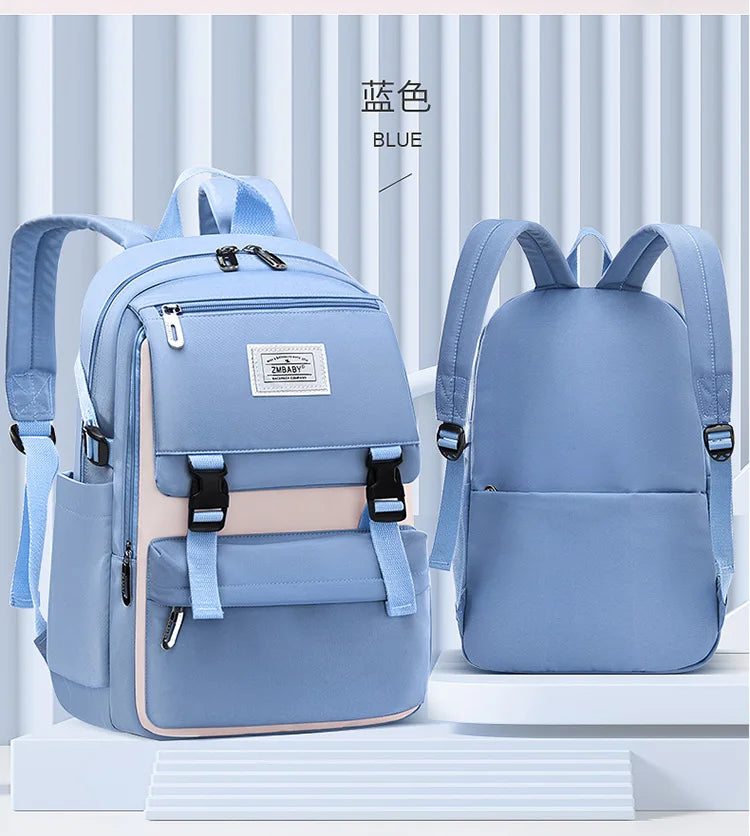 Backpack Children School Bag Back Pack For Boy Girl Kid Child Teenager Class Schoolbag Primary High Bookbag Female Women Teens