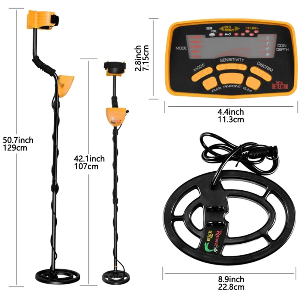 (Battery-free)MD6250 Professional Metal detector Underground Metal detector Hunter detects metals with high performance