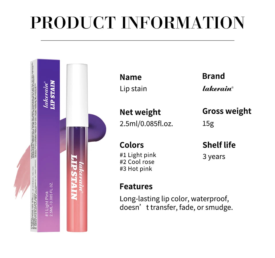 Long Lasting Lip Inks Korean Matte Lip Tint Peel Off Matte Tick for Lips Stick Free Shipping Liquid Lipstick Waterproof Makeup