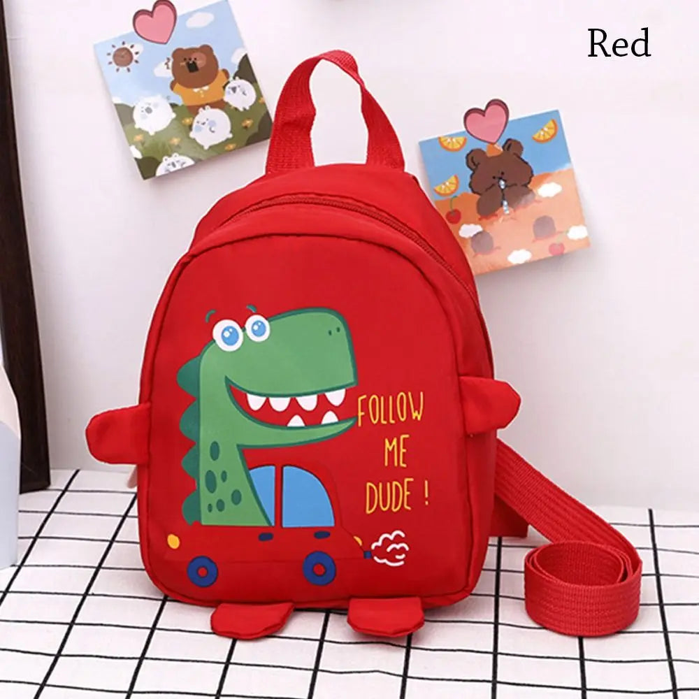 Boys Girls Cute Cartoon Dinosaur Toddler Rucksack Kindergarten Schoolbag Anti-lost Backpacks School Bags