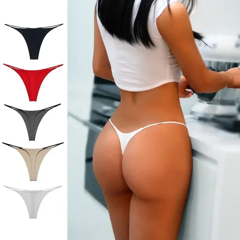 Lingerie Sexy G Strings Low-Rise Thong Panties Female Sexy Underwear Women Seamless Low Waist Ladies Briefs Thongs Sexy Panties