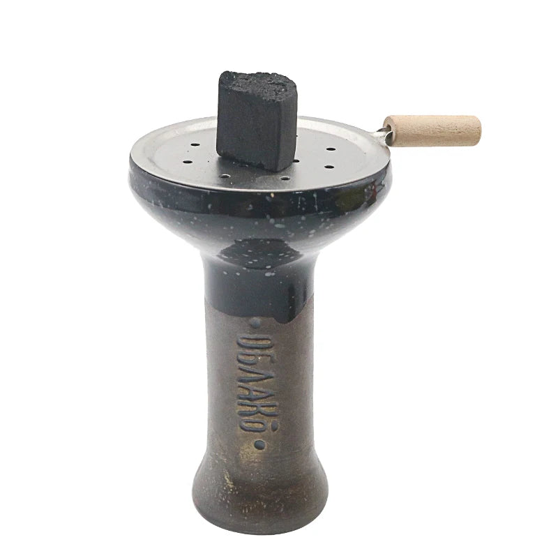 SY 1PC New Ceramic Shisha Bowl Good Quality Chicha Head For Hookah Water Pipe Charcoal Holder Smoking Accessories Gadget Tools