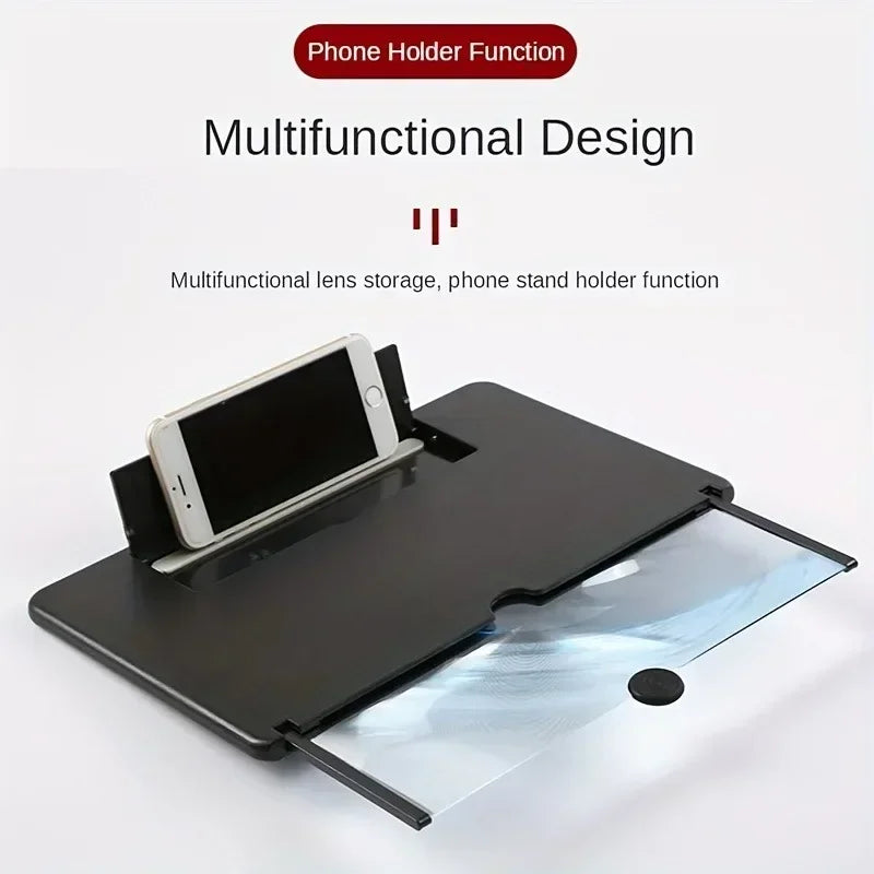 12/10 inch mobile phone amplifier HD screen magnifying glass anti blue light and eye protection Multi functional Amplifier