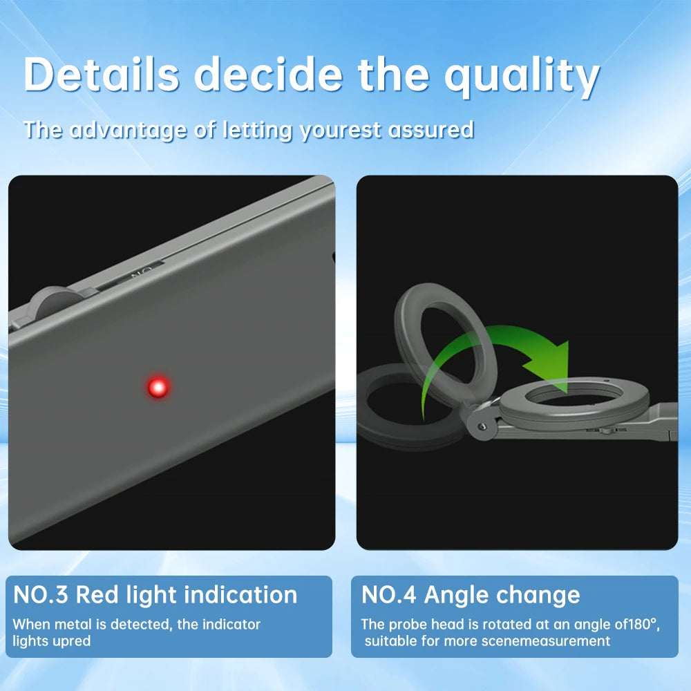 DM3004A Metal Detector Portable High Sensitivity Metal Detector Gold Silver Detector Gold Search Treasure Getector Gold Finder