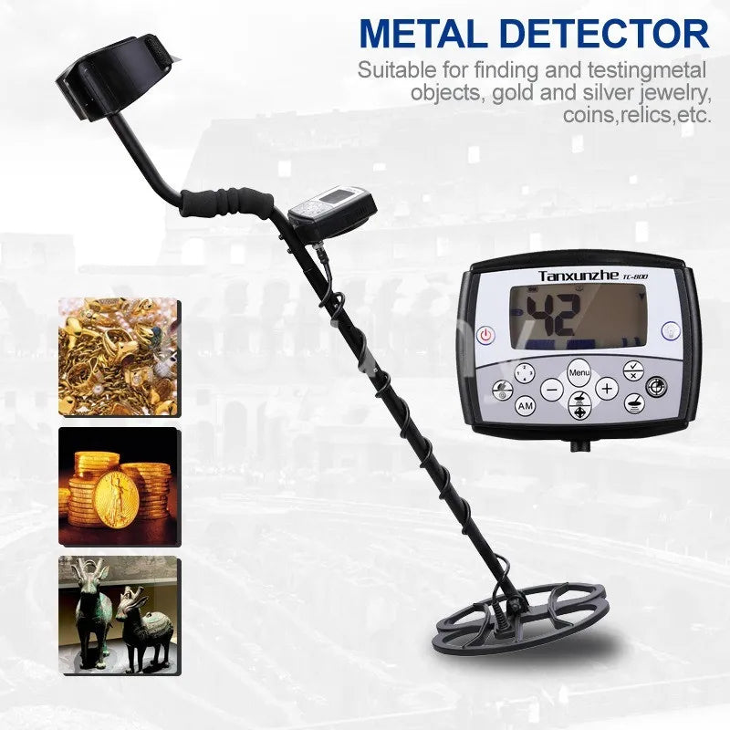 Metal Detector, Underground Depth Waterproof Scanning Gold Detector