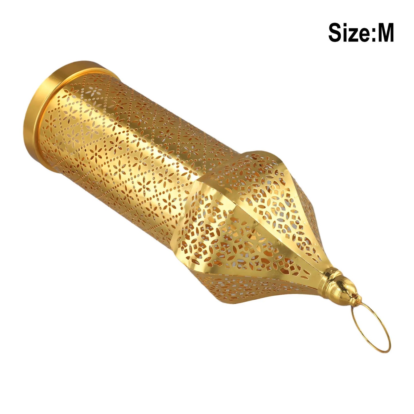 Home Décor Iron Ornaments Golden Hollow Light Ornaments Moroccan Ramadan Ron Lanter Table Decoration Widely Used Home Decoration