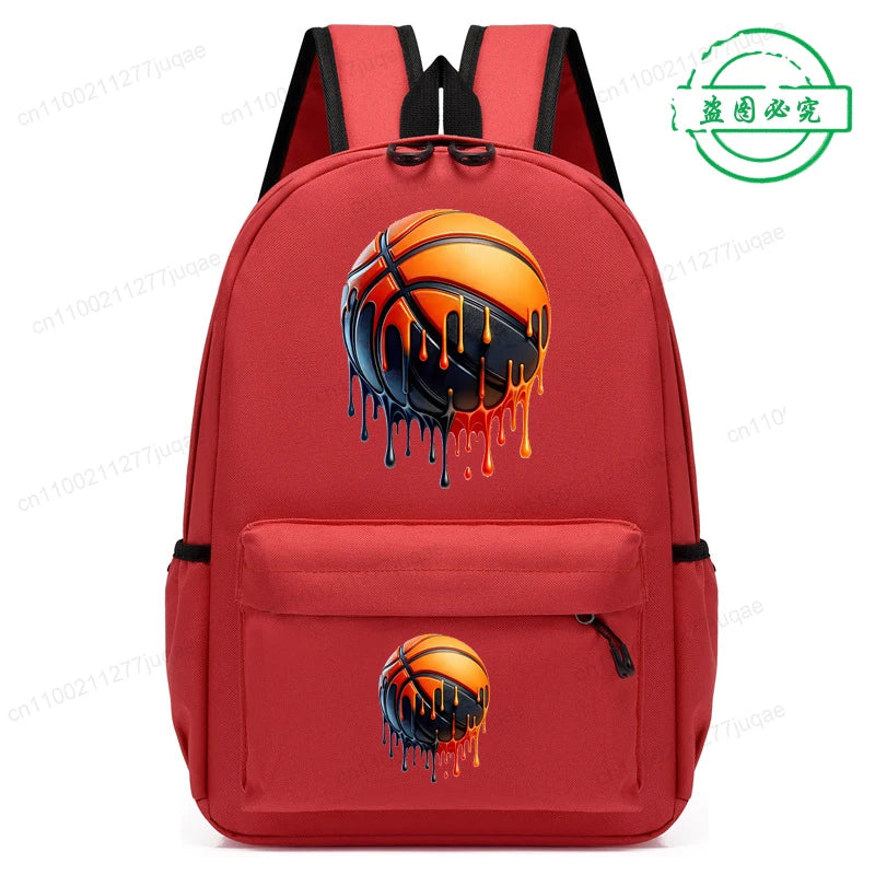 Basketball Printed Children School Bag Fashion Boy Girl Backpack Kids Kindergarten School Backpacks Cute Cartoon Bookbag Bags