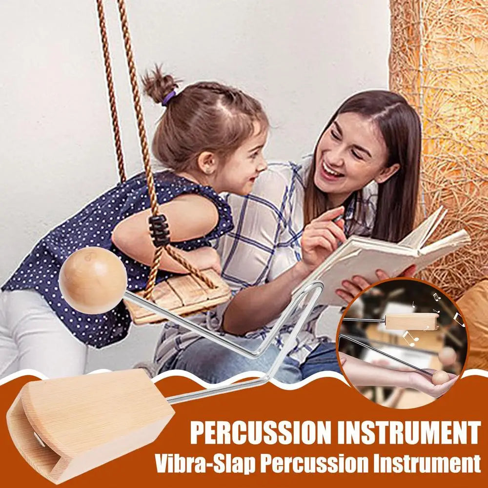 Vibra-Slap Percussion Instrument Wood Percussion Instrument Percussion Musical Instrument Vibraslap Unique Musical Loud Stage