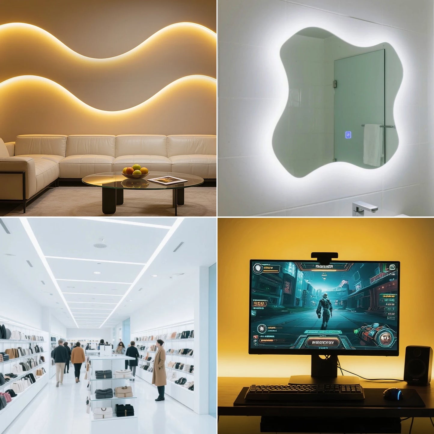 5M 10M/Roll LED Strip Lights 12V 3000K 4000K 6000K 120LEDs/m Flexible Tape Ribbon No Voltage Drop Home  Led Lights 1LED Cuttable