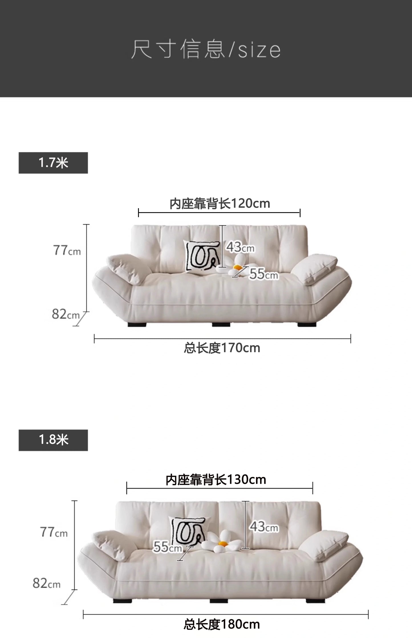 Recliner Floor Sofa Armrest Adult Minimalist Corner Modern Sofa Large Comfortable Muebles Para Habitacion Home Accessories