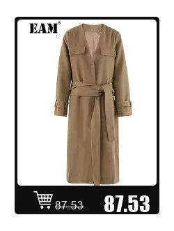 [EAM] Women Black Mesh Irregular Fish Spliced Big Size Blazer New Lapel Long Sleeve Jacket Fashion Spring Autumn 2026 CPG2902
