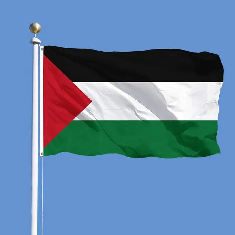 Flagflying Palestine Flag country Palestinian Banner Flying Hanging Brass Grommet Outdoor Advertising Polyester Decoration Party