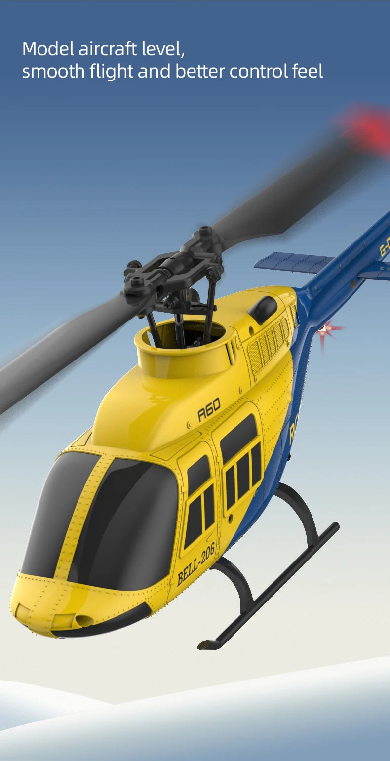 RC Plane 2025 RC ERA A60 1:42remote-controlled aircraft  Bell 206 helicopter optical flow positioning 2.4g original