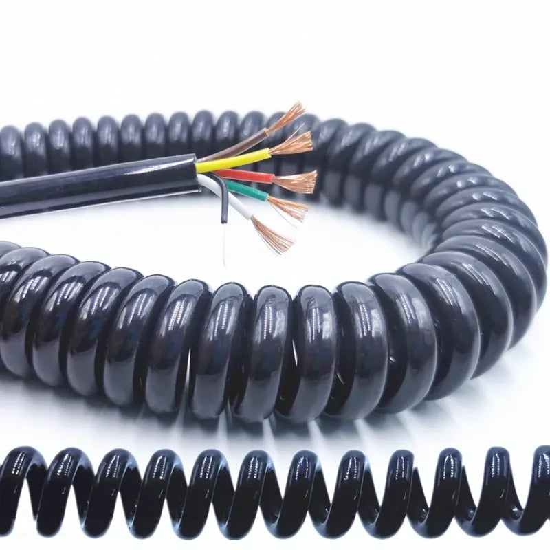 2 cores 3 4 5 6 8 9 10 12 14 cores Spring spiral cable 0.2mm 0.3mm 0.5mm 1.0mm 2.0mm can stretch the wire shrink cable