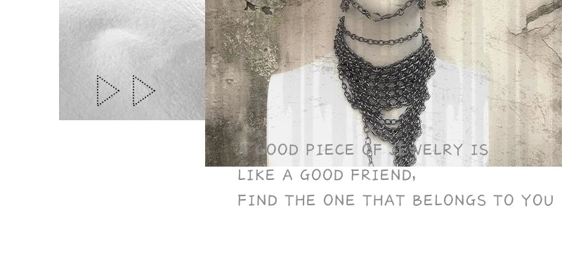 ZHUHE Lrregularly Pieced Necklace In Cyberpunk Style Is A Jewelry Accessory For Both Women And Men As A Party Gift