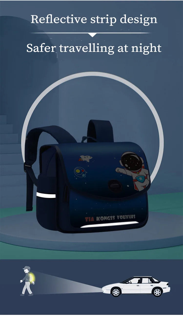 Primary Students Schoolbag Boys Girls Kawaii Backpack Children School Bags Nylon School Backpack Fashion Horizontal Book Bag