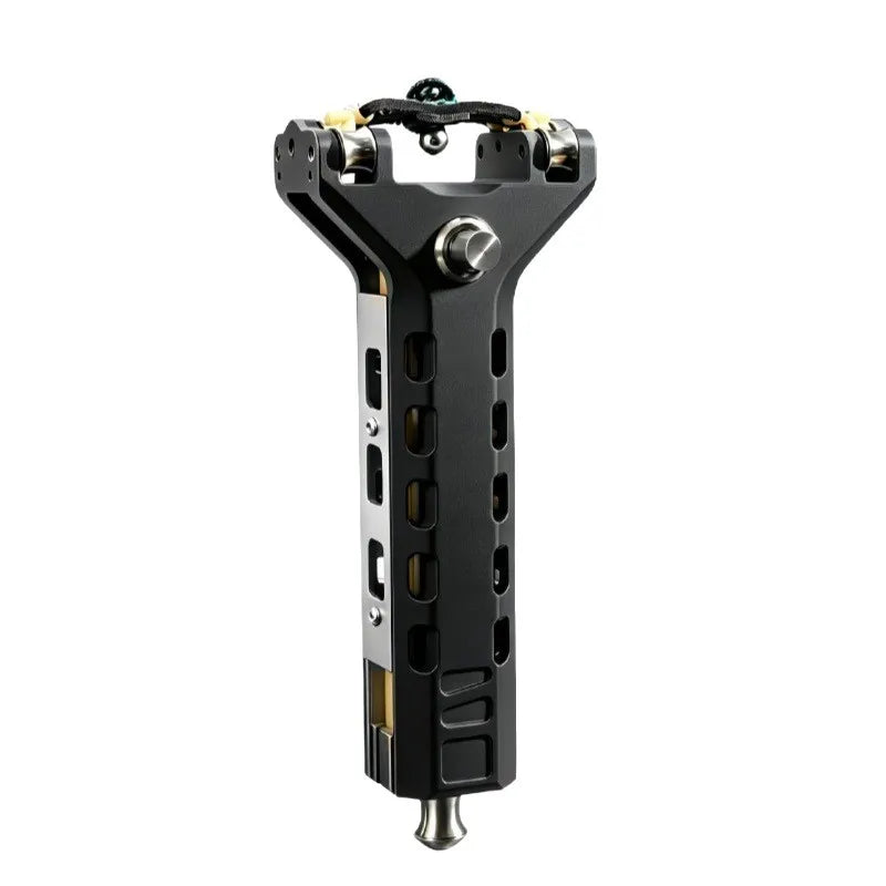 Slingshot with Auto Magazine Portable Outdoor Hunting Catapult with Replacement Bands Balls, Precision Shooting Sport Tool