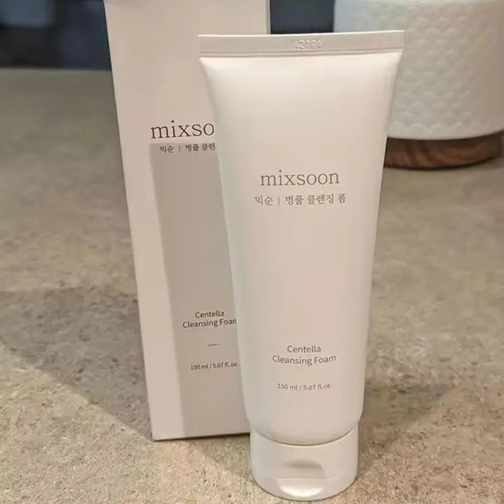 Korean Mixsoon Bean Cream Essence Sunscreen Centella Facial Cleaner Moisturizing Soothing Enhance Skin Elasticity Oil Control