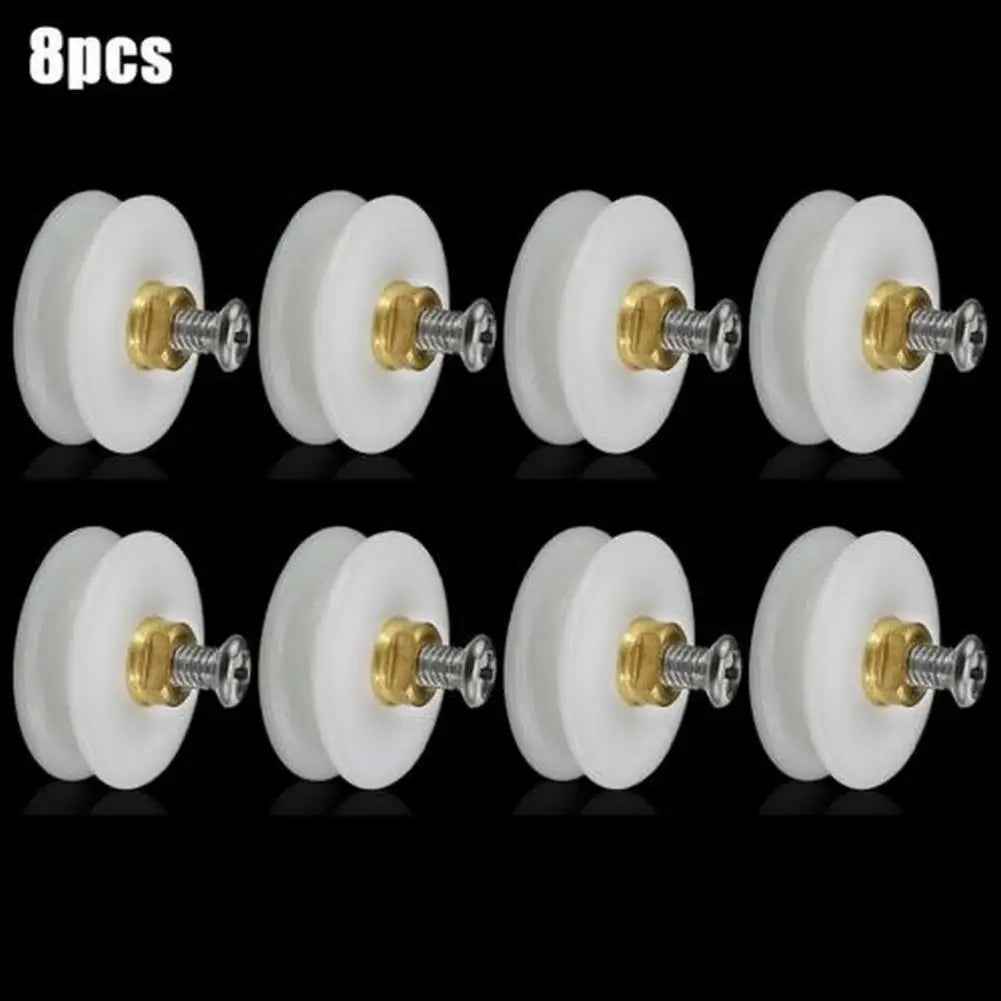 Shower Door Rollers Grooved Quality Replacement Accessories Anti-Rust Baths Parts Diameter Runners Shower Part