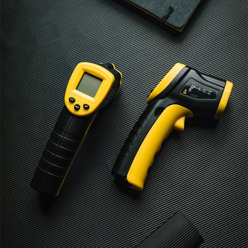 Deli Digital Infrared Thermometer IR Laser Pyrometer Non-Contact Temperature Tester with LCD Display for Home Use -30~380°F