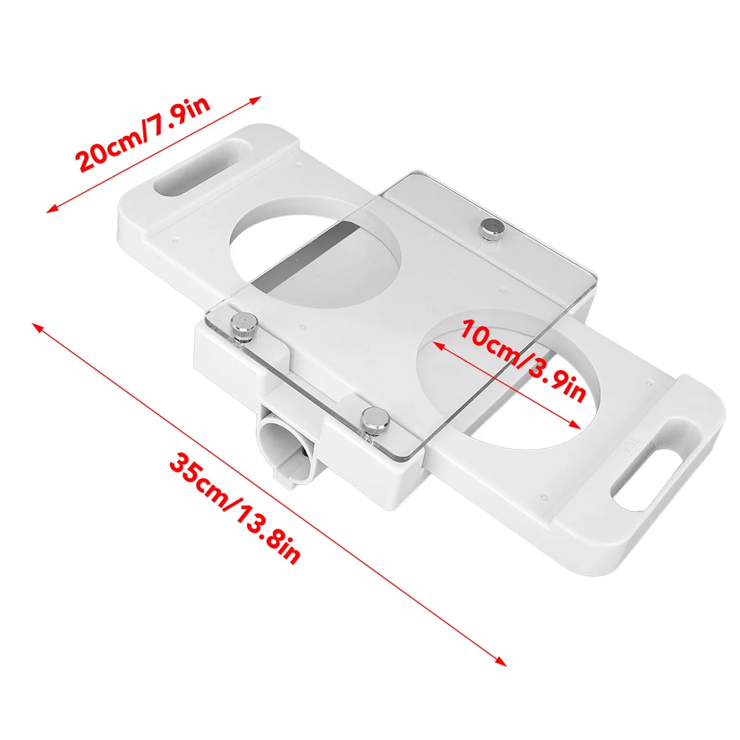 Hamburger Press Patty Maker Hamburger Pressing Mould Maker Tool 2 Holes for Sausage Filler Meat Grinder Burger Press Maker