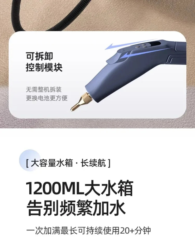220V Steam Cleaner Multi Function High Temperature Pressure Washer for Home Fabric  Kitchen EW