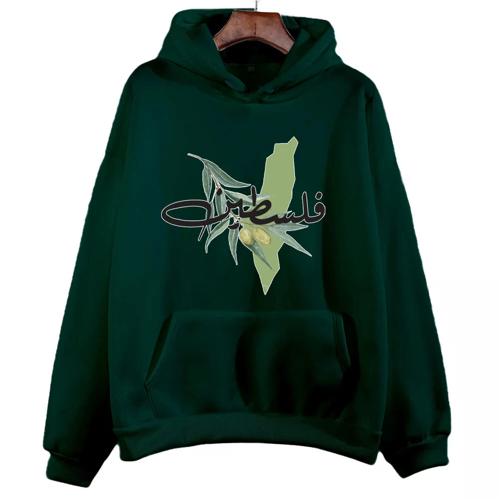 Palestine Arabic Palestinians Men Women Printed Hoodies Folklore Thobe for Girls Autumn and Winter Hoodie Pullover Sweatshirts