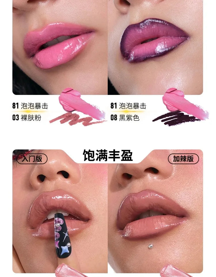 Kaleidos Lip Liner,Highly-Pigmented Pencil For Shaping & Sculpting Lips,Semi-Matte Finish,Vegan & Cruelty-Free