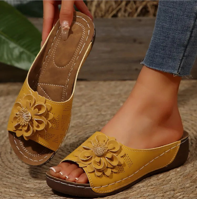 Women Sandals Shoes Summer Fashion Wedge Walking Shoes Comfortable Slip On Women's Sandals Light Female Sandalias Mujer Footwear