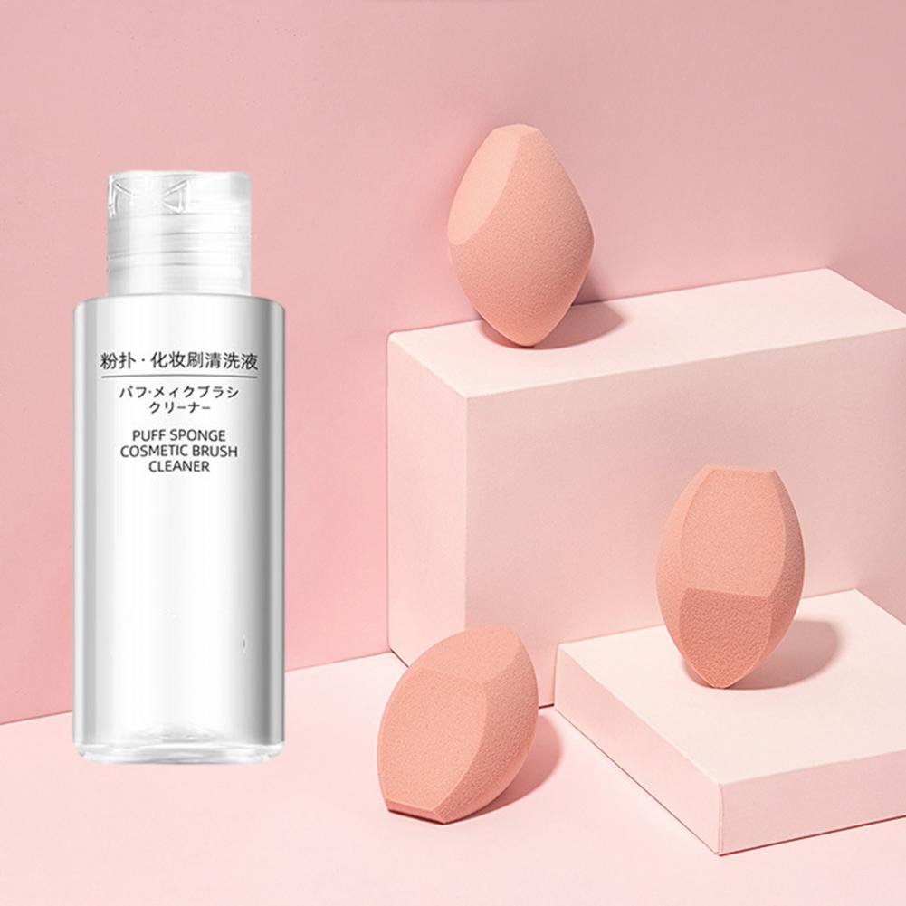 Makeup Tool Cleaner Makeup Brush Solution Efficient Makeup Brush Cleaner Puff Cleaner Beauty Eggs Cleanser Washing Fluid 50/80ML