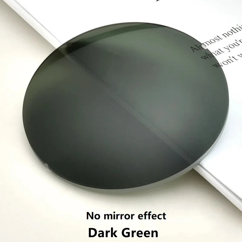 Polarized Optical Sunglasses Lenses 1.56 1.61 1.67 Mirror Prescription Myopia Aspheric UV400 Driving Sun Glasses colorful Lens