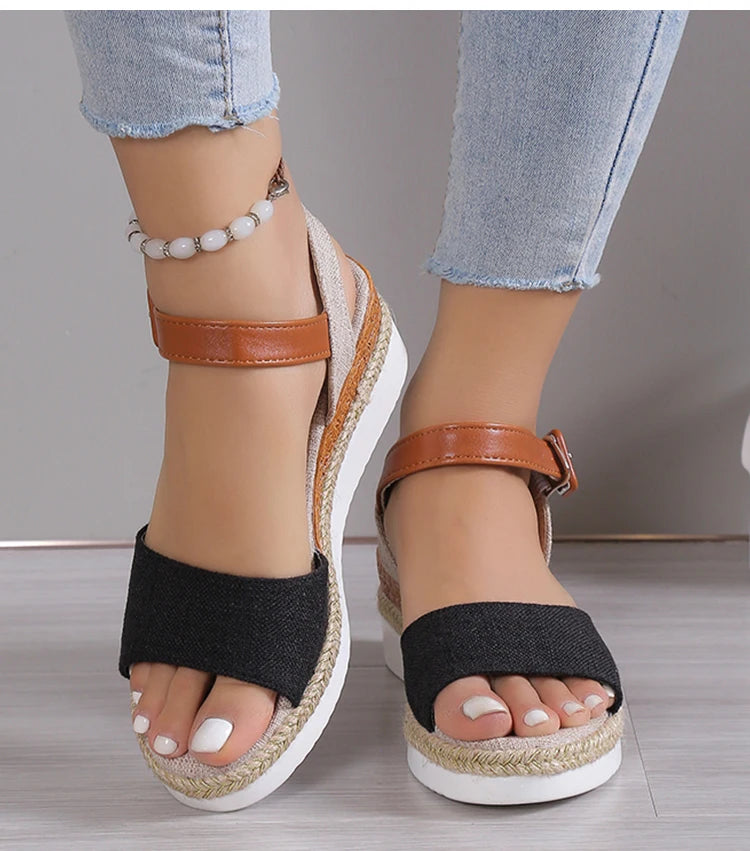 Fashion Shoes Sandals Women Wedge Sandals For Women Casual Women's Sandals Elegant Soft Female Zapatos De Mujer Footwear
