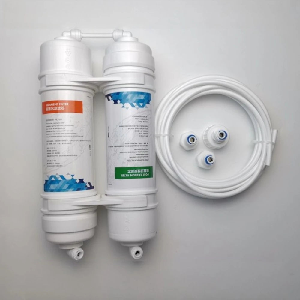 Waternoble 10 Inch Water Filter Replacement PP Cotton & T33 Activated Carbon Filter Chlorine Removal Water Purification System
