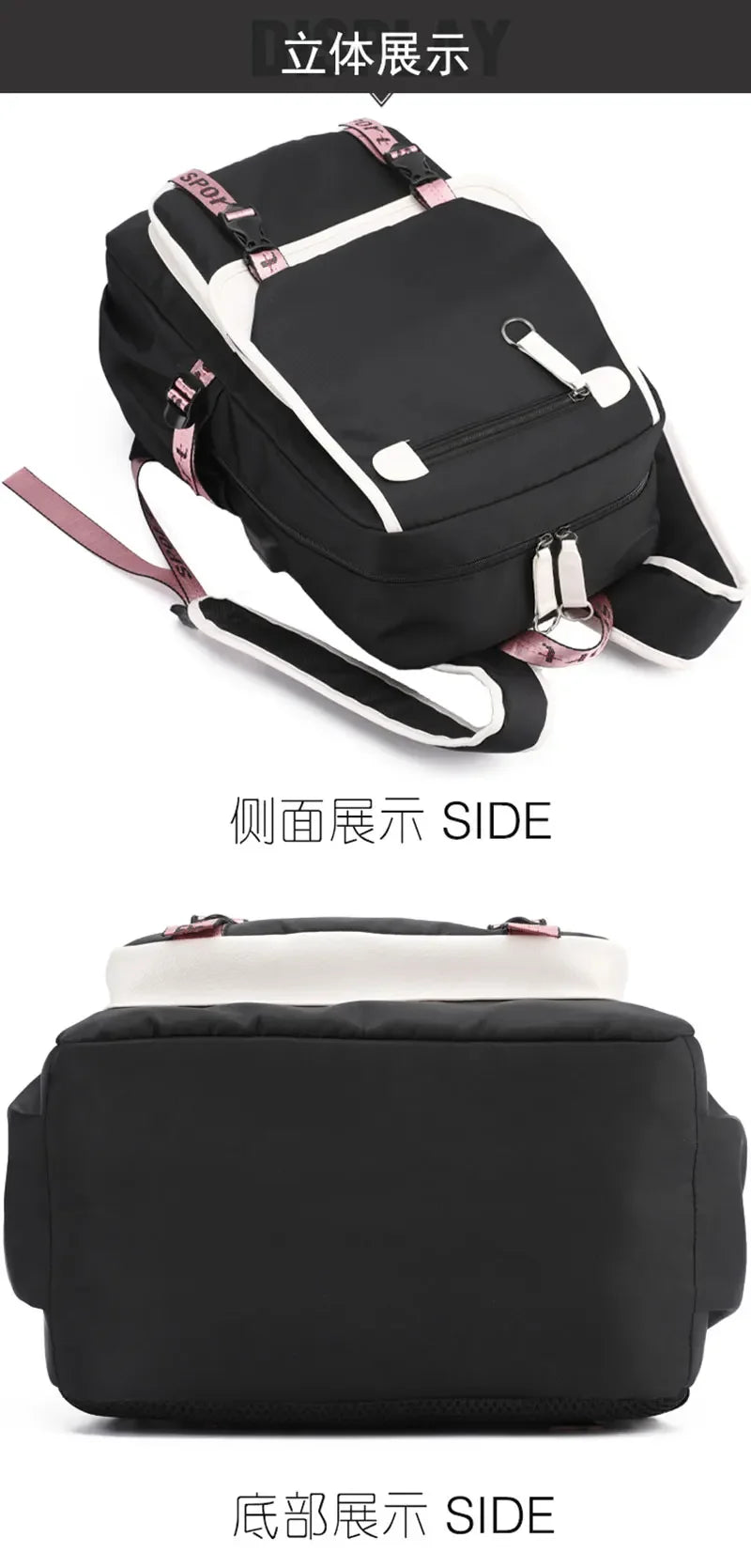 School Bags for Teenage Girls The Amazing World of Gumball Printed Students Bookbag Large Capacity Travel Bagpack with Usb Port