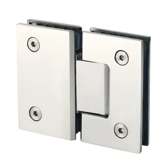 Heavy Duty 180 Degree Glass Door Cabinet Showcase Cabinet Clip Glass Shower Door Hinge Replacement Parts Stainless Steel Polishe