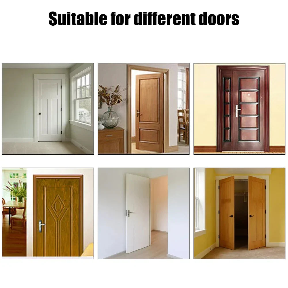 Durable Furniture Door Hardware Automatic Spring Door Closer Adjustable Stainless Steel Door Closing Device Security Lock