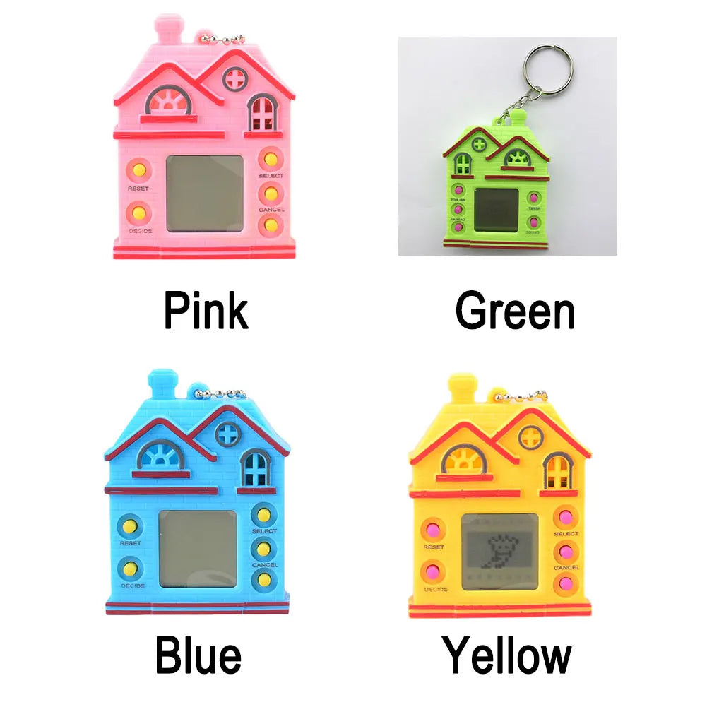 1PC Transparent Electronic Pets Tamagotchi Nostalgic 49 Pets In One Virtual Cyber Digital Pet Toys Pixel Funny Play Toys