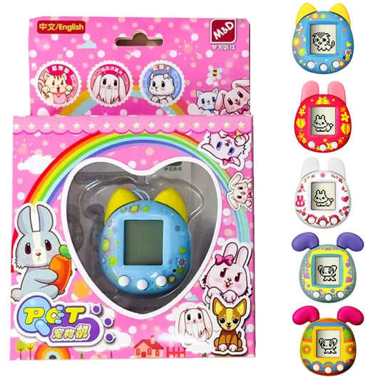 Kids Fun Virtual Electronic Pet Machine Toys Handheld Pets Raising Game Patience Training Educational Toys for Boys Girls Gifts