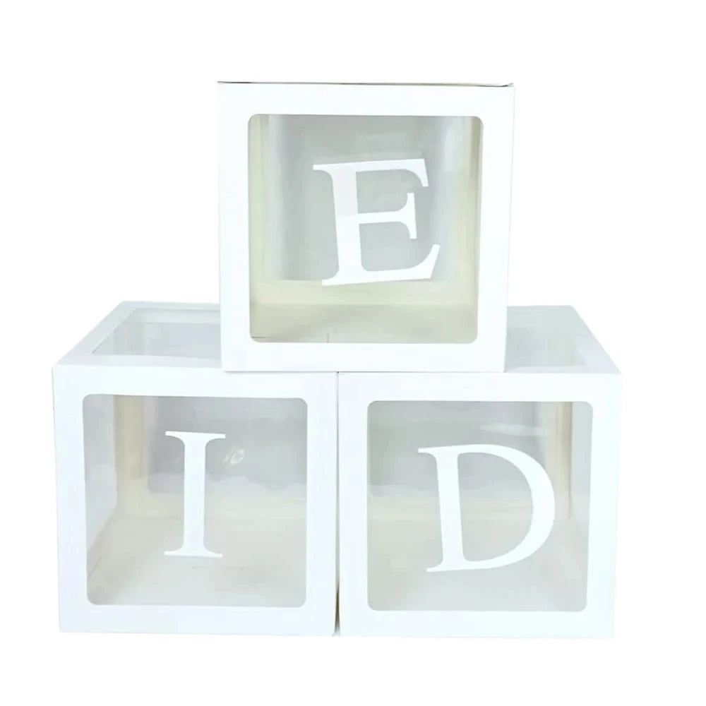 Baby Boxes with Letters or number, for Baby,Eid,One,Ohbaby,2024 Birthday,Eid Party Decoration,Baby Shower Decoration