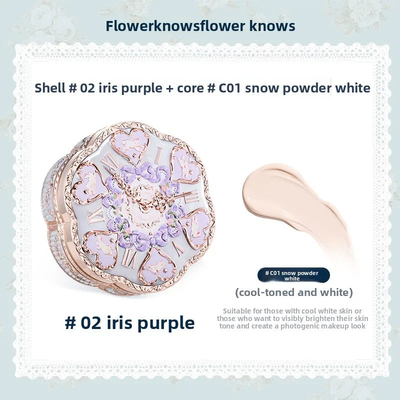 [New Product] Bonnie Garden Flower Knows Air Cushion Powder Delicate Skin Concealer Makeup