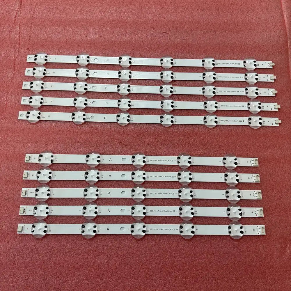 LED Strip(5) For 11LED 75UM7000PLA 75UN8570AUD 75UM7100PSA 75UM7110PLB 75UN7070PUC 75UN7370AUH 75UN8570PUC 75UM6970PTB HC750DQN