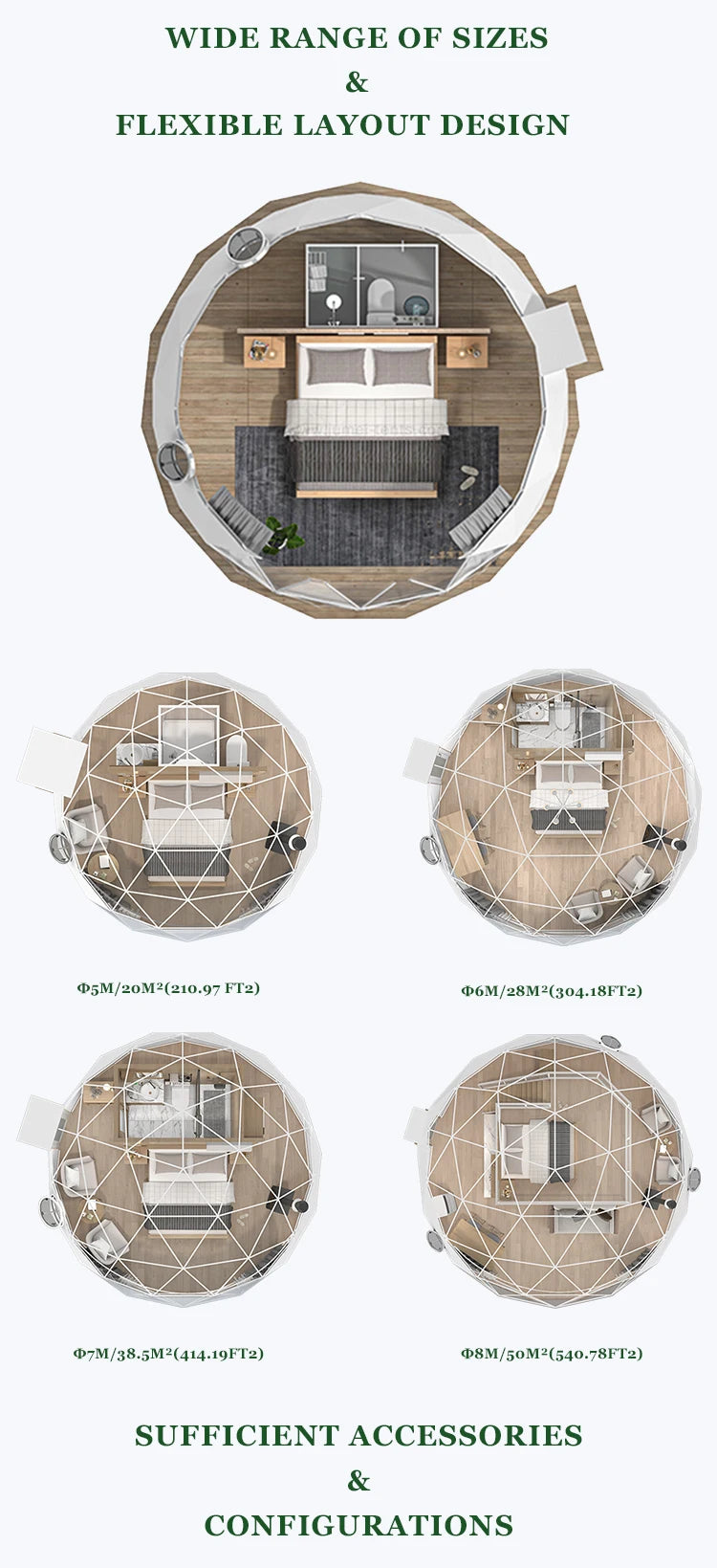 Tents Outdoor Camping Hot Selling 4m Glamping Dome Luxury Tents Waterproof PVC Fabric for Winter Outdoor Events Customized